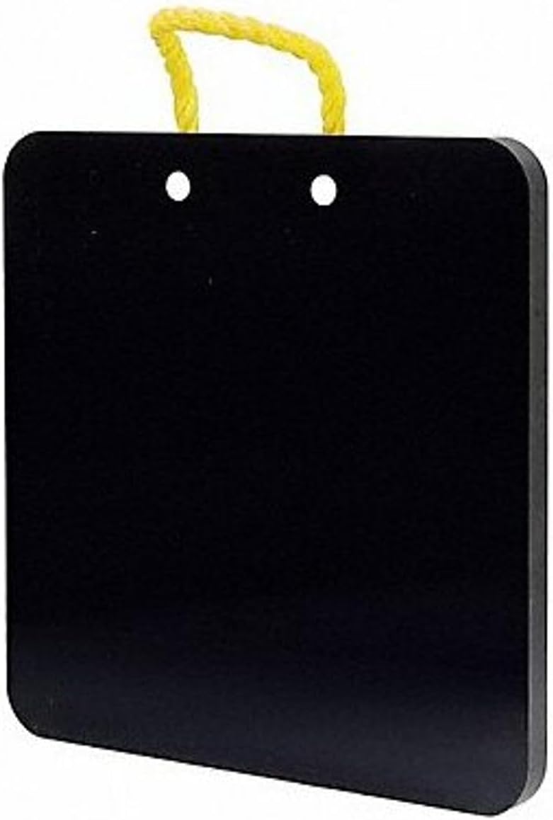 Buyers Products OP242415 HDPE Poly Outrigger Pad 24x24x1.5 Inch, Heavy Duty Jack Pad for Utility Trucks, Cranes, RV Accessories, Lightweight Non Slip Pad with Rope Handle for Trailers & Campers