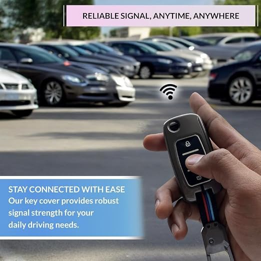 Image of NEODRIFT 'KeyShield' Car Key Cover for Volkswagen Jetta Shape 2, 03 Buttons