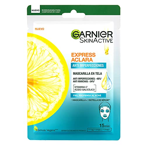 Exfoliantes Y Mascarillas, Beauty Garnier Express Aclara Mascarilla Anti Acné 28g