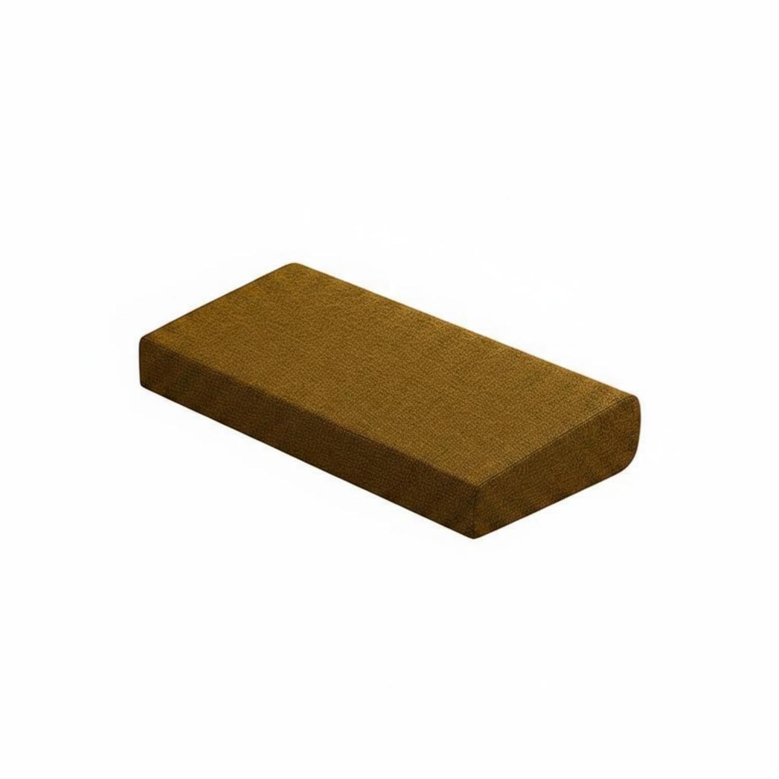 Wedge Meditation Cushion Textured Meditation Cushion textileCovered Floor Pillow Brown-image-35