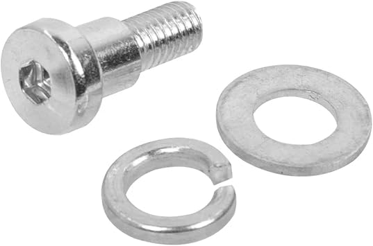 2Pcs Rear Wheel Trim Cover Screws Fixed Bolt Screws Compatible with Xiaomi M365/M365 Pro Electric Scooter Stainless Steel Wheels Bearing Screws