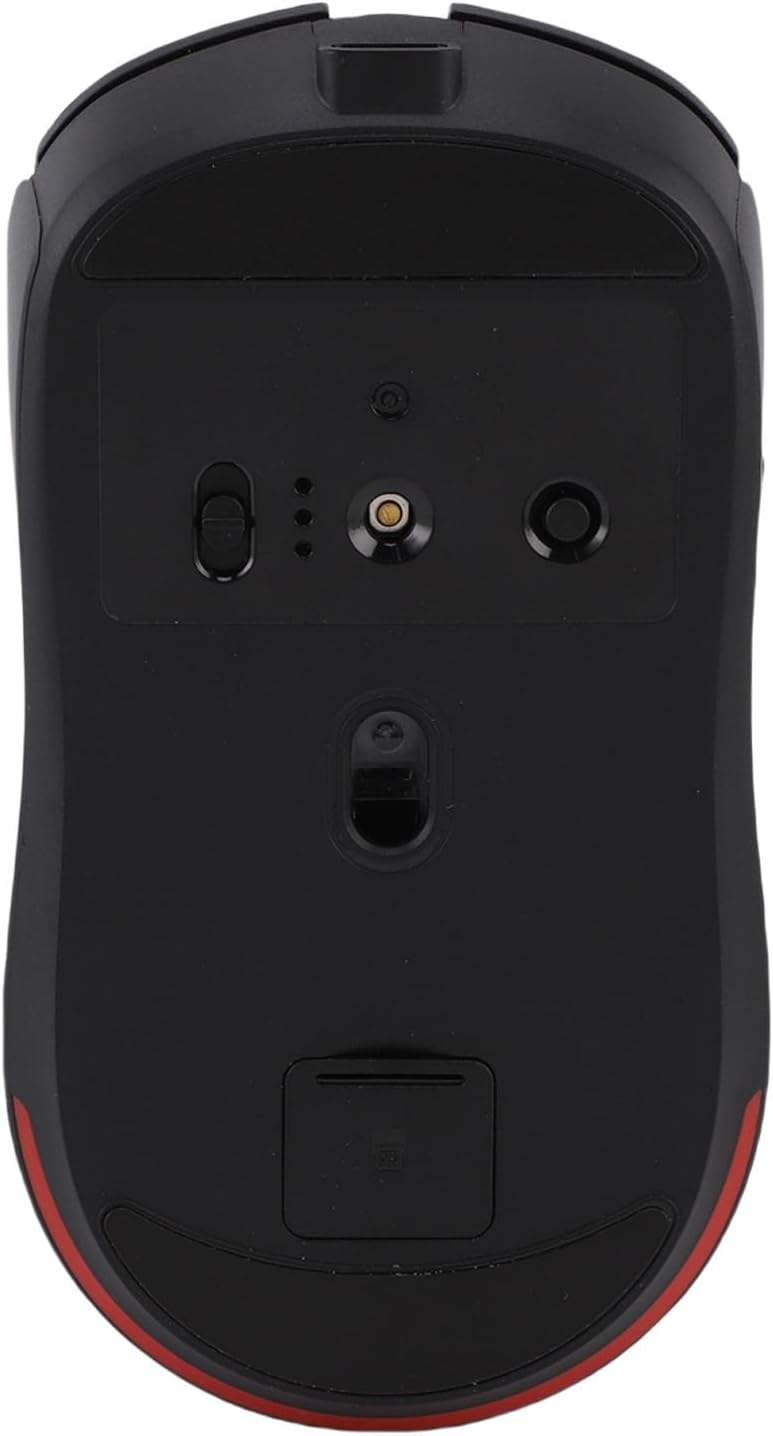 Sanpyl AI Mouse, 2.4G & BT1 & BT2 3 Mode Connectivity, Note Taking Mouse with Voice Typing/Translation/Search/Command, 5 Adjustable DPI (800-4000), for Wins 7/8/10, for OS X (Black)