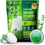 Shower Steamers Aromatherapy 16 Pack, Birthday Gifts for Women, Valentines Day Gifts for Her, Eucalyptus Shower Tablets Essential Oils, Self Care Gift for Mom, Men, Stress, Sinus Relief &amp; Home SPA