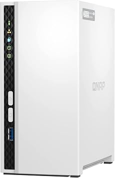 QNAP TS-233-US 2 Bay Affordable Desktop NAS with ARM Cortex-A55 Quad-core Processor and 2 GB DDR4 RAM Diskless