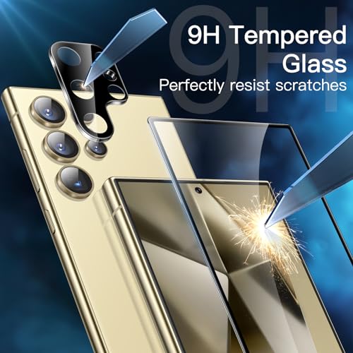 Image of JETech Screen Protector Guard for Samsung Galaxy S24 Ultra, 2+2 Pack