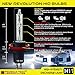 55W Heavy Duty HID Xenon Replacement Bulbs Bundle with AC Digital HID Fast Bright Replacement Ballast for 12V Vehicles (6000K Daylight White, H8/H/H11(They are Same))