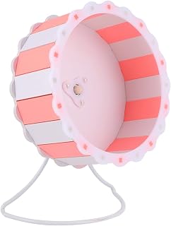FONDOTIN Suporte De Hamster Roda De Corrida Wpc Hamster Roda De Corrida Mudo Pet Roda Silenciosa Bola De Corrida Roda De Exercício De Hamster