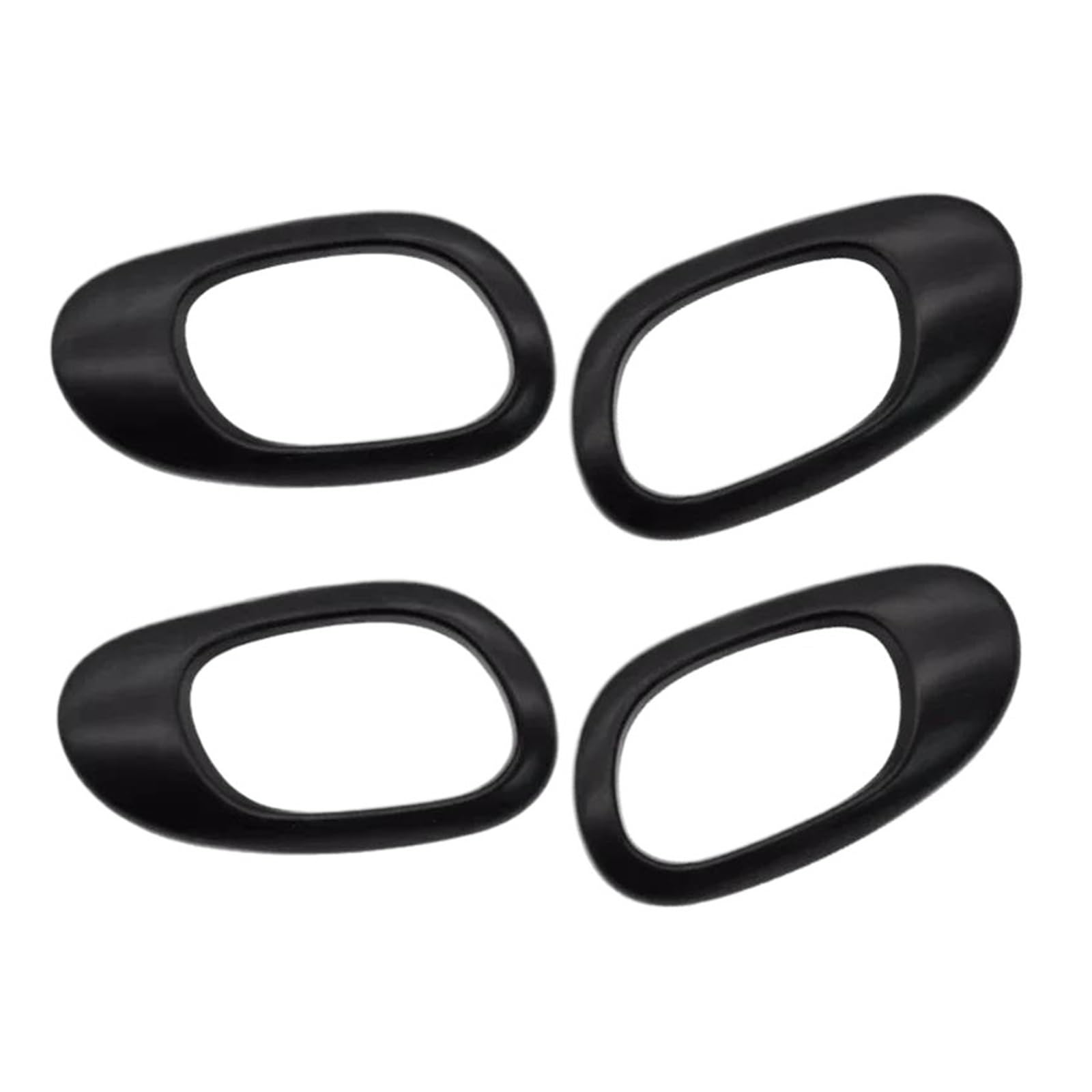 ELEKMPMGTD Interior Door Handle Bezel Cover Trim for Peugeot 207 206 206cc Interior Door Handle(1 Set)