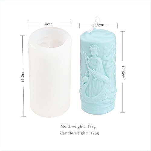 Miniatura 10 de Grainrain Molde de vela 3D para gato Chinchilla, molde de jabón de silicona para manualidades, cera de soja, resina epoxi (SXY202)