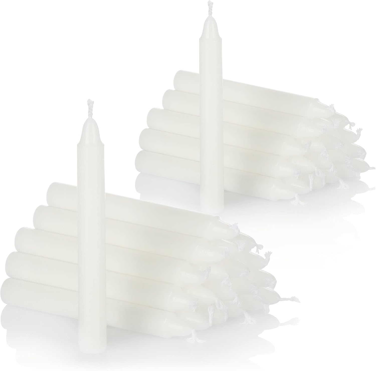 comfour® 40X tree candles made of wax Christmas tree candles, Christmas tree candles, pyramid