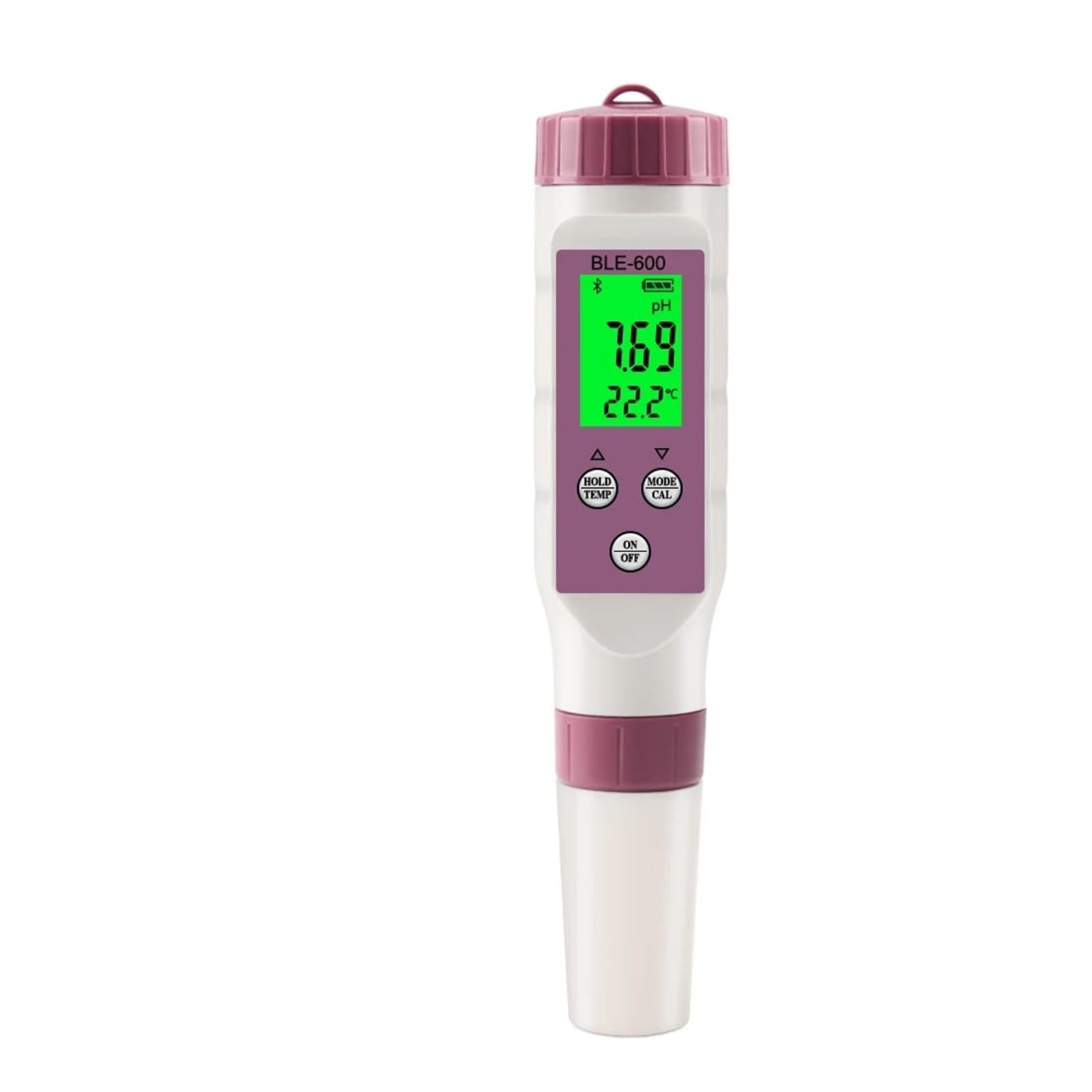 Digital pH Meter, 7 in 1 Temp ORP EC TDS Salinity S.G PH Meter Online Blue Tooth Water Quality Tester APP Control for Drinking Laboratory Aquarium