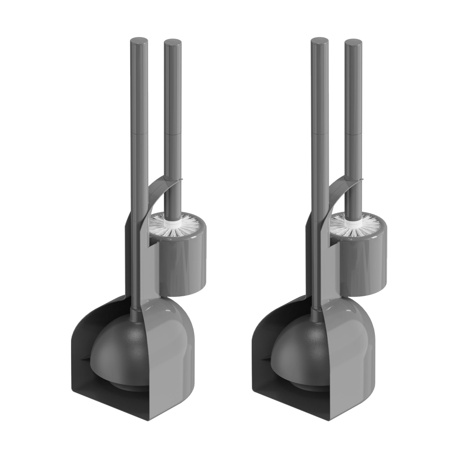 KUK 2-in-1 Toilet Brush & Plunger Set -10