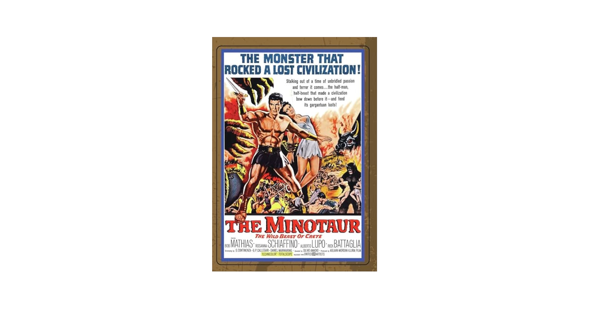 Amazon.com: Minotaur, Wild Beast of Crete (Teseo Contro Il