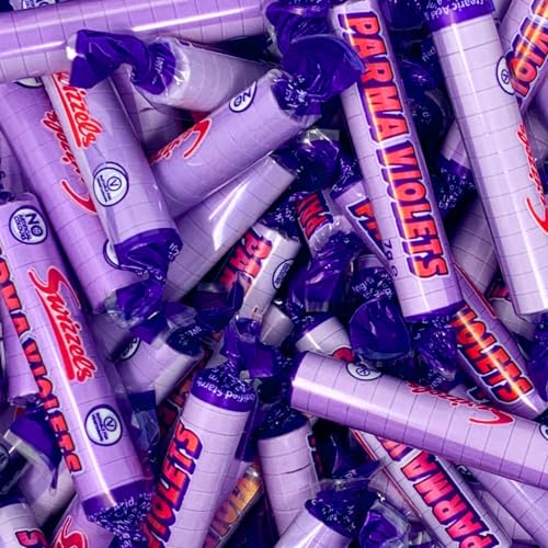 Berrymans 50 Parma Violet Sweets 50 Pack Bulk Bag Assorted Sweet Pick and Mix for Parties Gifts and Sharing.