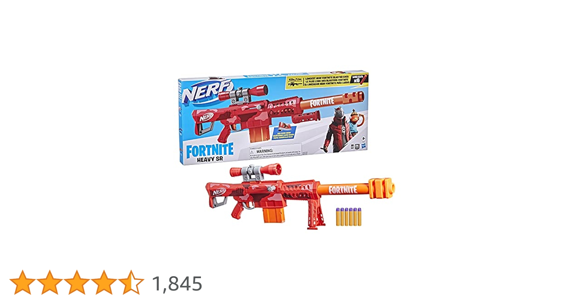 Amazon.co.jp: Hasbro Nerf Fortnite F0928 Heavy SR Manual