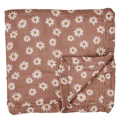 Image of Mebie Daisy Dream Muslin Swaddle Blanket