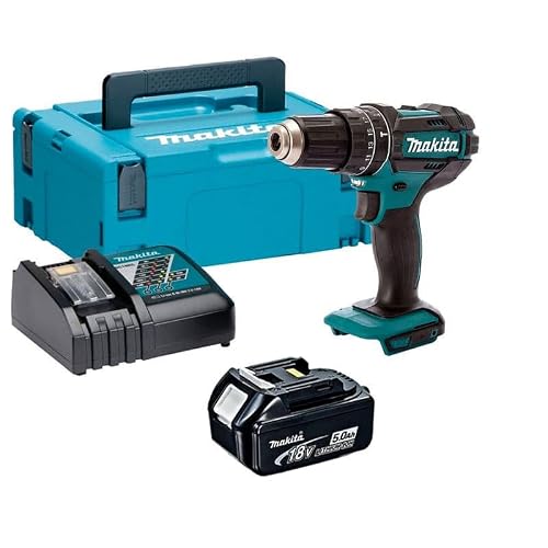 DHP482RT1J Perceuse à percussion 18V lxt 1 x 5.0 Ah + chargeur en sac de transport Makita - vue 2