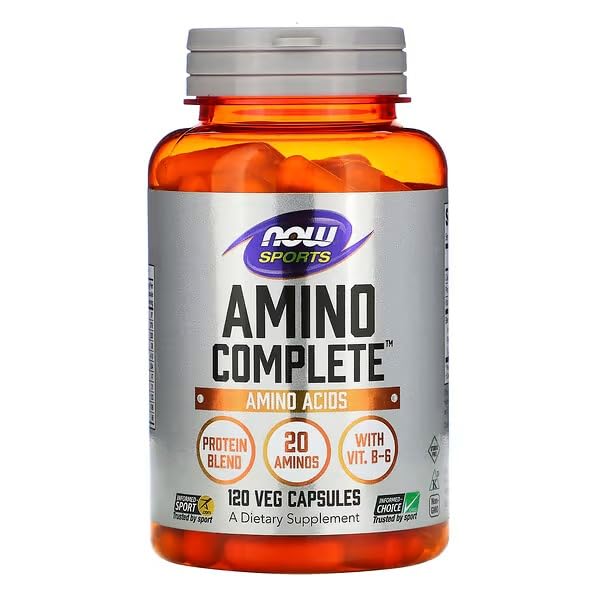 Sports, Amino Complete Compatible With NOW Foods, Amino Acids, 120 Veg Capsules + Bonus Pill Organizer, Pill Case 7 Days - Image 3