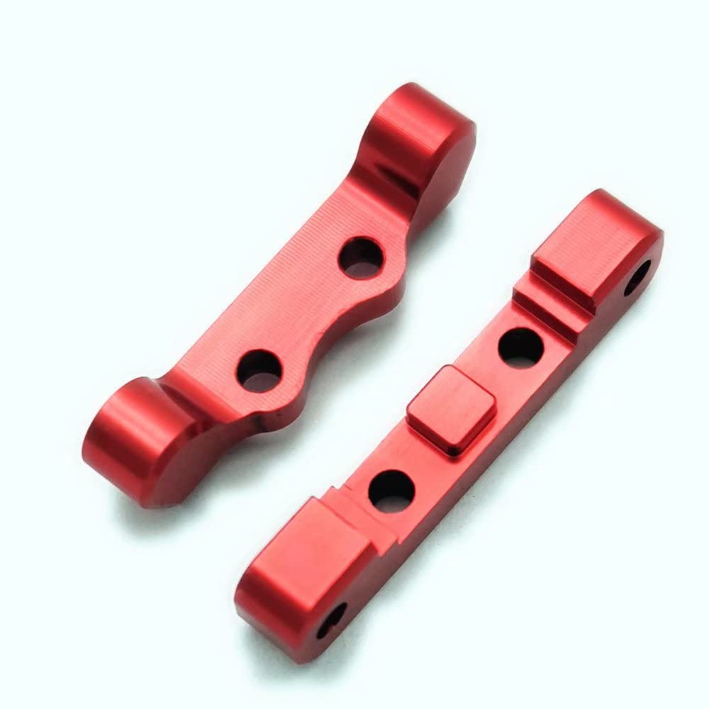 Rear Arm Mount Tie Bar Mount for Losi Mini-T 2.0 Mini-B LOS214009 Aluminum Red
