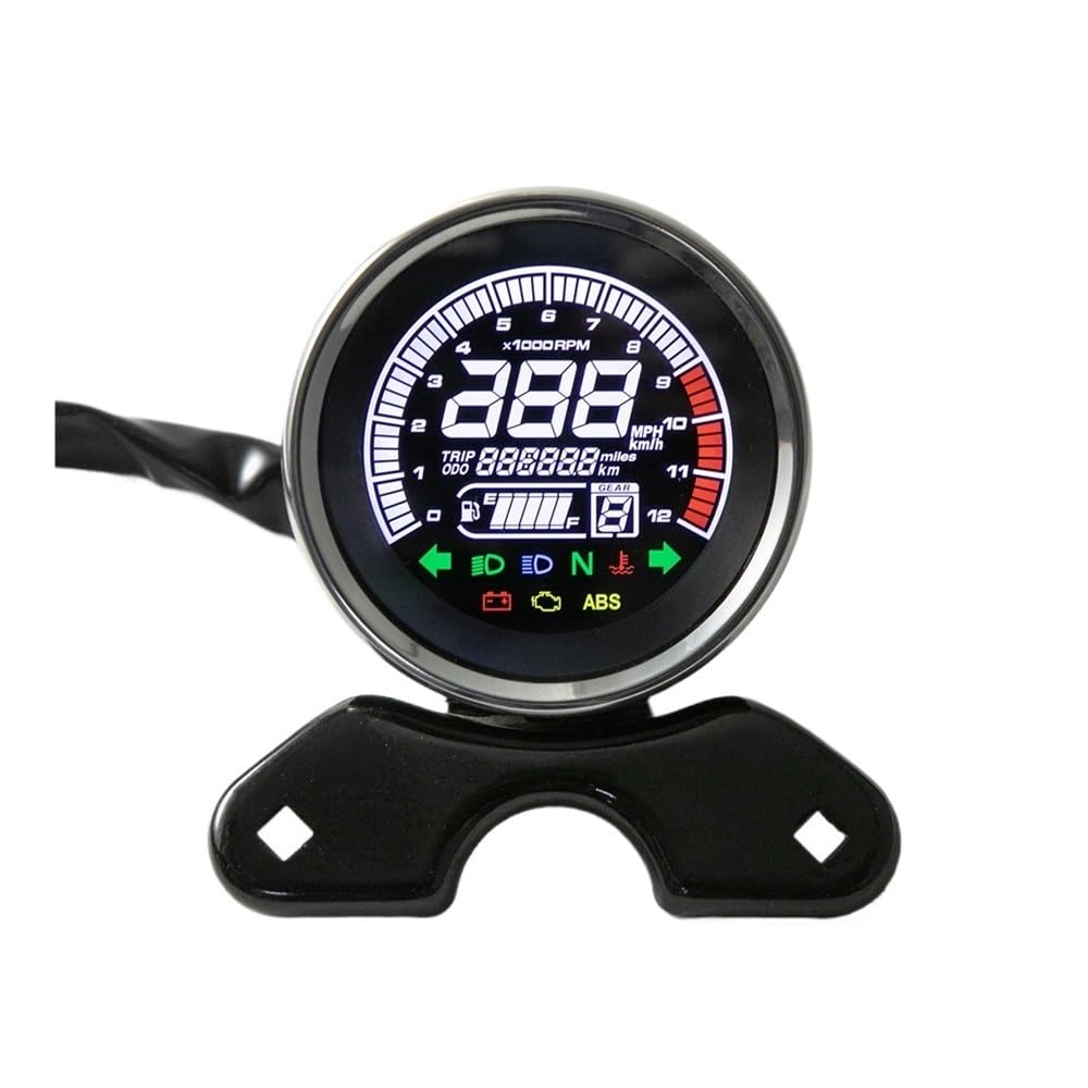 Contachilometri Indicatori Multifunzionali Per Moto Strumenti Contachilometri Digitale Per Moto Tachimetro Contagiri Indicatore Livello Carburante Led