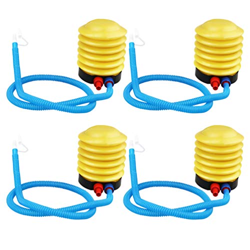 EXCEART 4Pcs Bomba de PÃ© Fole PÃ© Bomba Manual de Bomba de Ar para Cama InflÃ¡vel Brinquedos de Nat