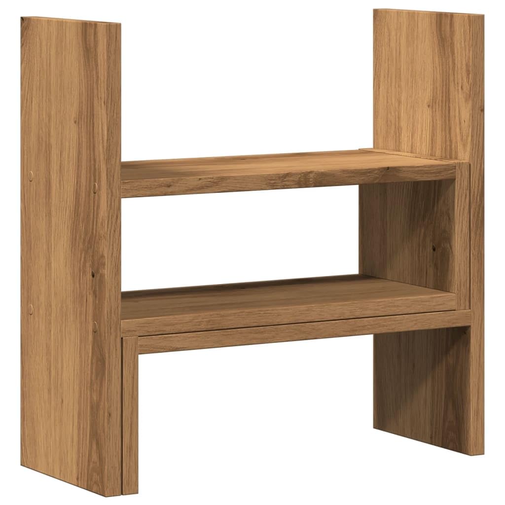 Organizer Scrivania Rovere Artigianale 40x17x41cm in Truciolato,Organizer da Scrivania,Portaoggetti da Scrivania,Organizer da Scrivania-854768