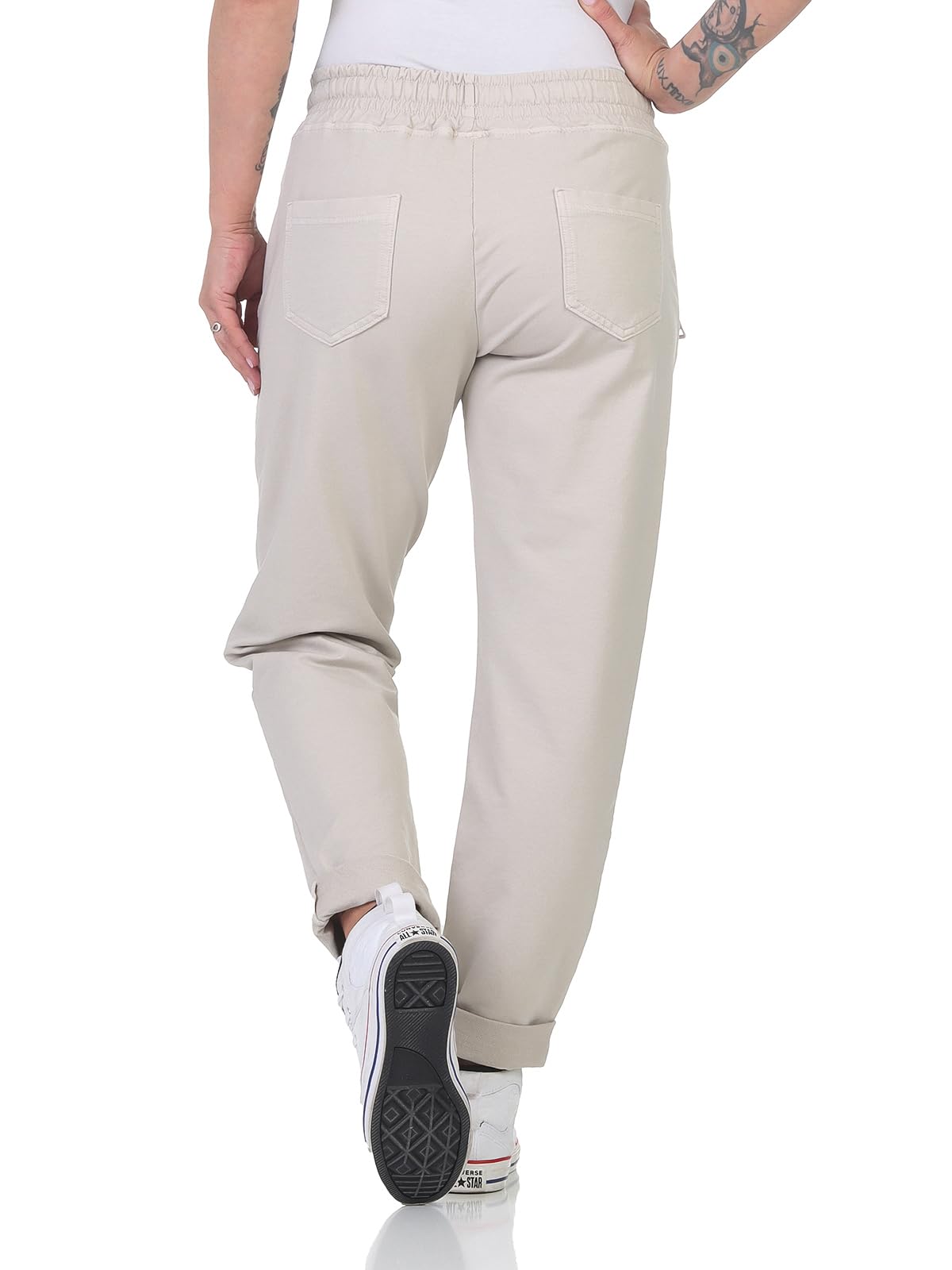 Pantalon de jogging pour femme au look vintage pour les loisirs, le sport et le fitness 814136