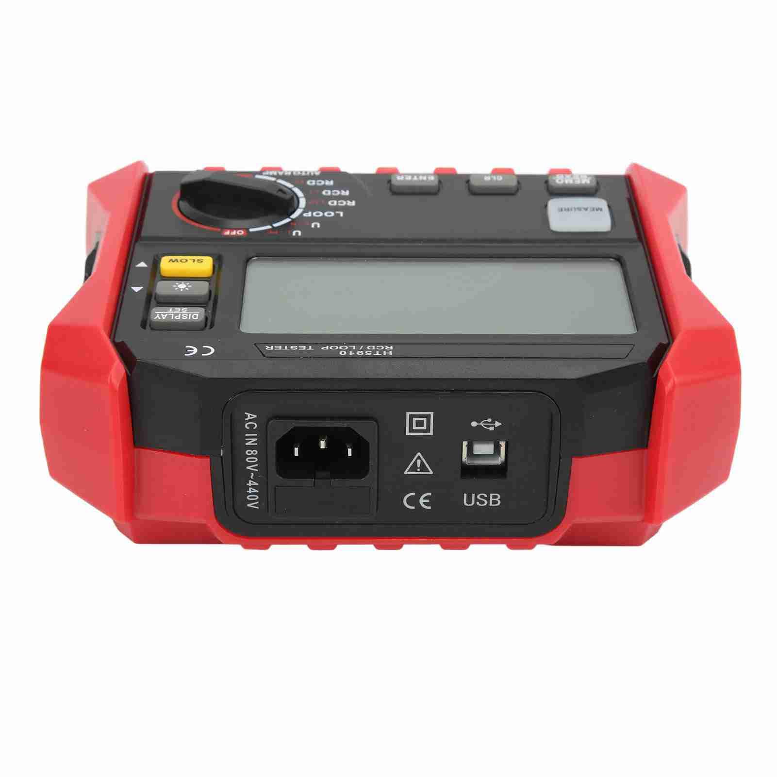 Fafeicy Tester Digitale Per La Resistenza Di Isolamento HT5910, Tester Elettrico Multifunzionale In Materiale ABS Per La Misurazione Del Circuito Di Tensione E Corrente, Ideale Per Elettricisti E