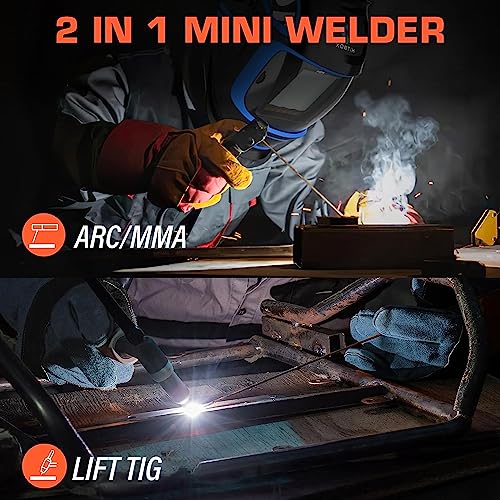 HITBOX 240V Mini ARC Welder, Compact Stick Welding Machine with IGBT Inverter, Digital LED Display, Hot Start & ARC Force for Home DIY 3 HITBOX 240V Mini ARC Welder, Compact Stick Welding Machine with IGBT Inverter, Digital LED Display, Hot Start & ARC Force for Home DIY - Image 3