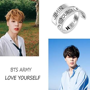 BTS,THE BEST RING　指輪 BTS Ring Kpop BTS Love Yourself Ring Rings for BTS Fans Jewelry(RI