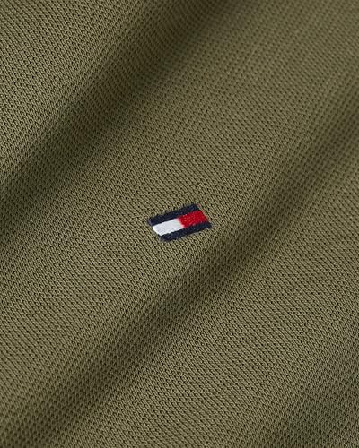 Image of Tommy Hilfiger Men's Short Sleeve Polo Shirts in Regular Fit With Stretch and Organic Pique Cotton