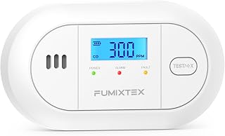 Tragbarer Kohlenmonoxid Melder mit LCD, CO Melder,1 Stück