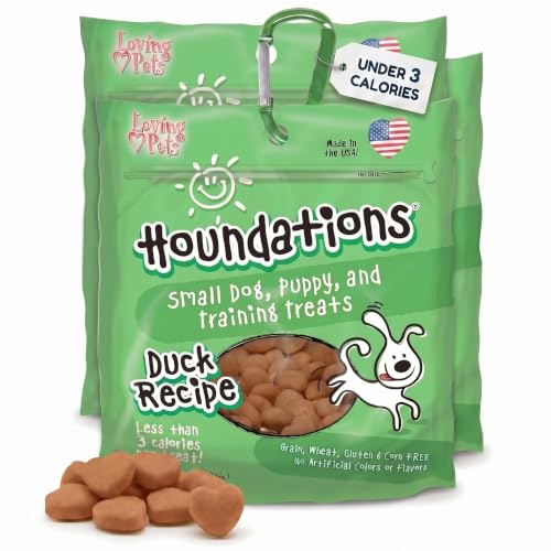 Loving Pets Houndations Duck Training Treats 4 Oz (Pack of 2)