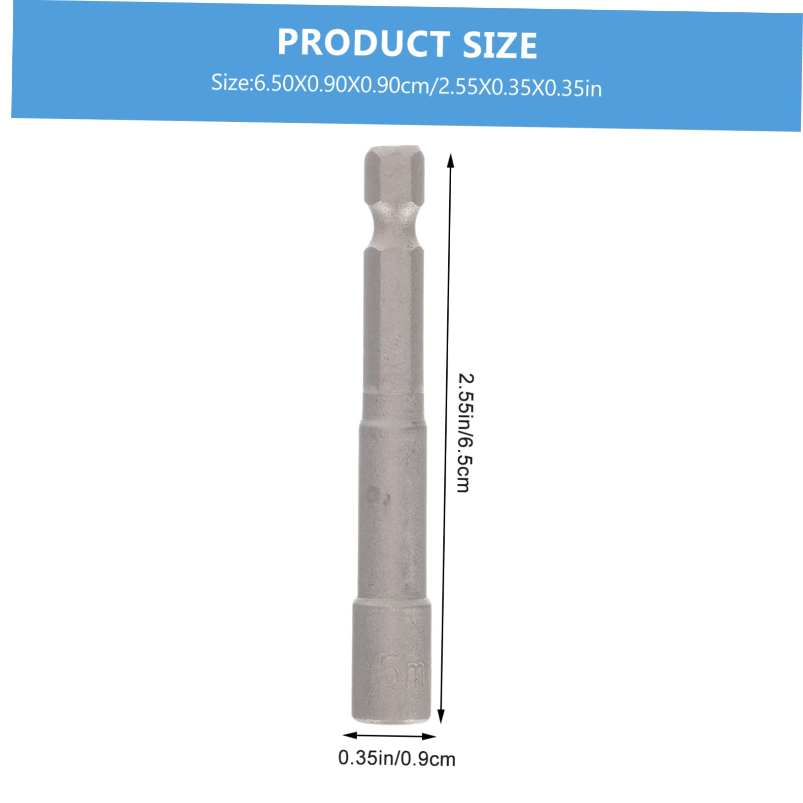 HANABASS Drum Tuning Key Drill Bit Durable Drum Tool for Percussion Instruments for Drum Lovers and Beginners Practical Head Replacement Accessory