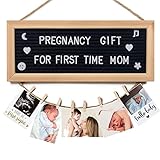 Waltsom Baby Ultrasound Sonogram Picture Frame, Pregnancy Gifts For First Time Moms, Pregnancy Must...