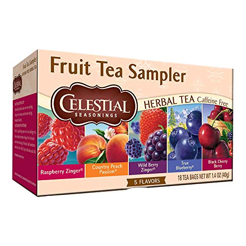 Celestial Seasonings Herbal Tea Fruit Sampler - 18 Tea Bags #TOP1