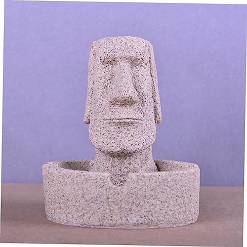 Décorations de table de Pâques avec cendrier statue résine pour la maison - 6