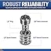 Essential Washer ¾” Stainless Steel Garden Hose Quick Connect Fittings | Plug & Coupler Set of 1