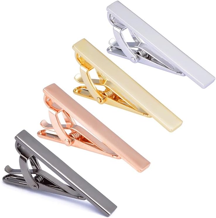 Fashion Tie Clip Stainless Steel Rose Gold Matte Finish