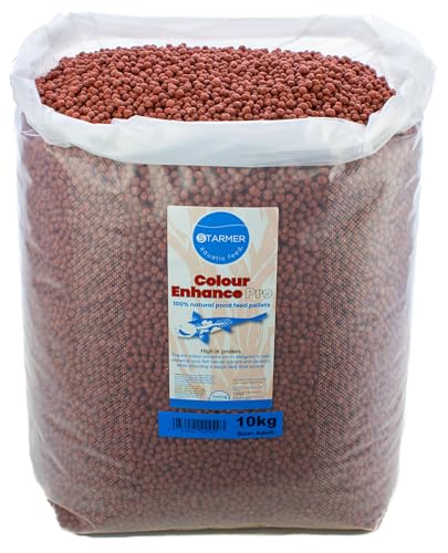 starmerbaits (COLOUR ENHANCER GROWER PRO) high protein koi carp pond feed pellets (adult) 10kg