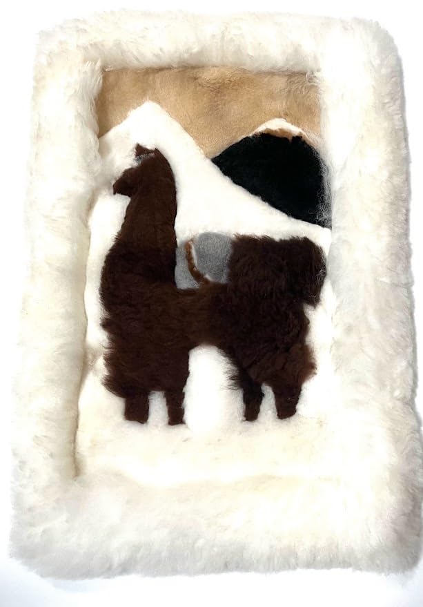 Amazon.com: Alpaca Fur Rug Llama Designs from Peru, Artisanal