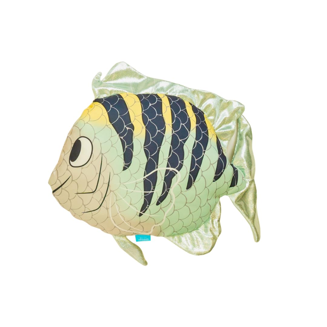 FRANCO Disney's The Little Mermaid Live Action Movie Flounder Bedding Super Soft Plush Cuddle Pillow Buddy, (Official Licensed Disney Product)