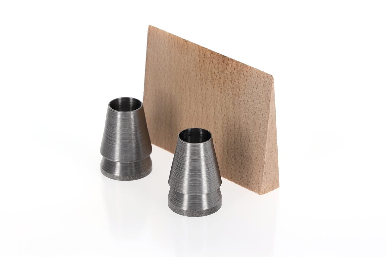 OCHSENKOPF Set per Fissaggio di 3 Pezzi, Cunei Tondi e Cuneo di Legno per Asce Pesanti, Utensile Forestale