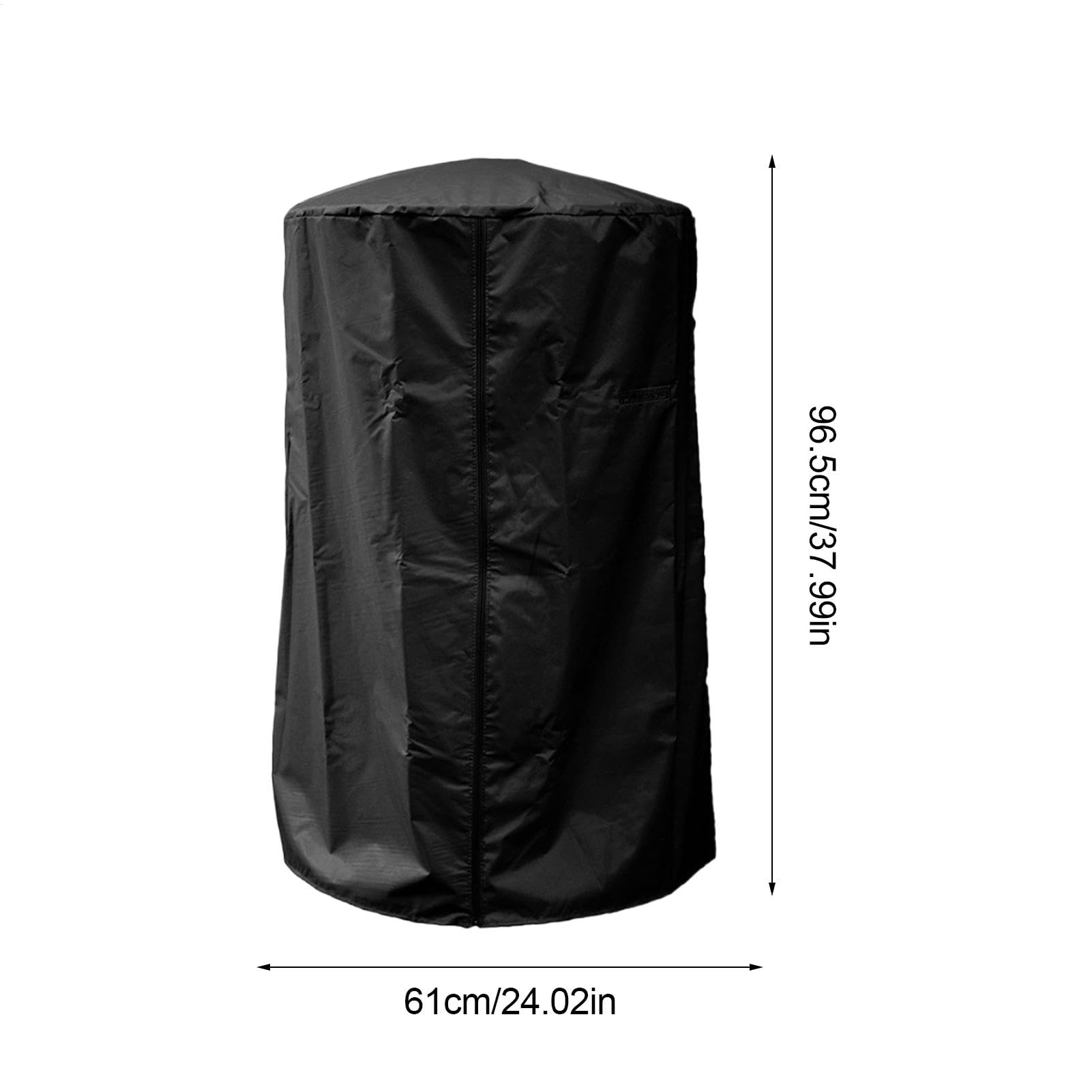 Coperture per riscaldatori da patio, copertura antipolvere per stufa a propano per stufa esterna, protezione impermeabile per apparecchiature di riscaldamento da giardino e campeggio, 96,5 x 61 x 61