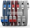 Paquete de 6 Cargadores Certificados MFi de Apple de 3/3/6/6/6/10 pies, Cable Lightning para iPhone | Cable de Carga Rápida Trenzado en Nylon Compatible con iPhone 14 Pro 13 mini 12 11 Pro MAX XR XS 8 7 Plus 6S SE, iPad 2