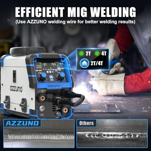 Azzuno MIG-155F-2 Aluminum Mig Welder 155Amp thumb #3