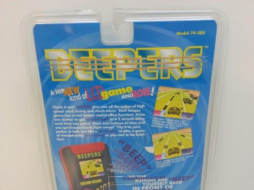 1995 Tiger Electronics, Inc. Tiger Electronics Beepers Screamin' Speedway Pager-like LCD Handheld-Held image 4