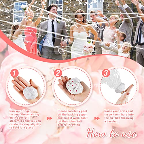 Pilvepidu Party Poppers No Mess 24Pack,Poppers Party Favors,Hand Throw Streamers For Birthday,Wedding Exit,Party,Celebrations,Send Off Idea,Graduation,Retirement Party  thumb #6