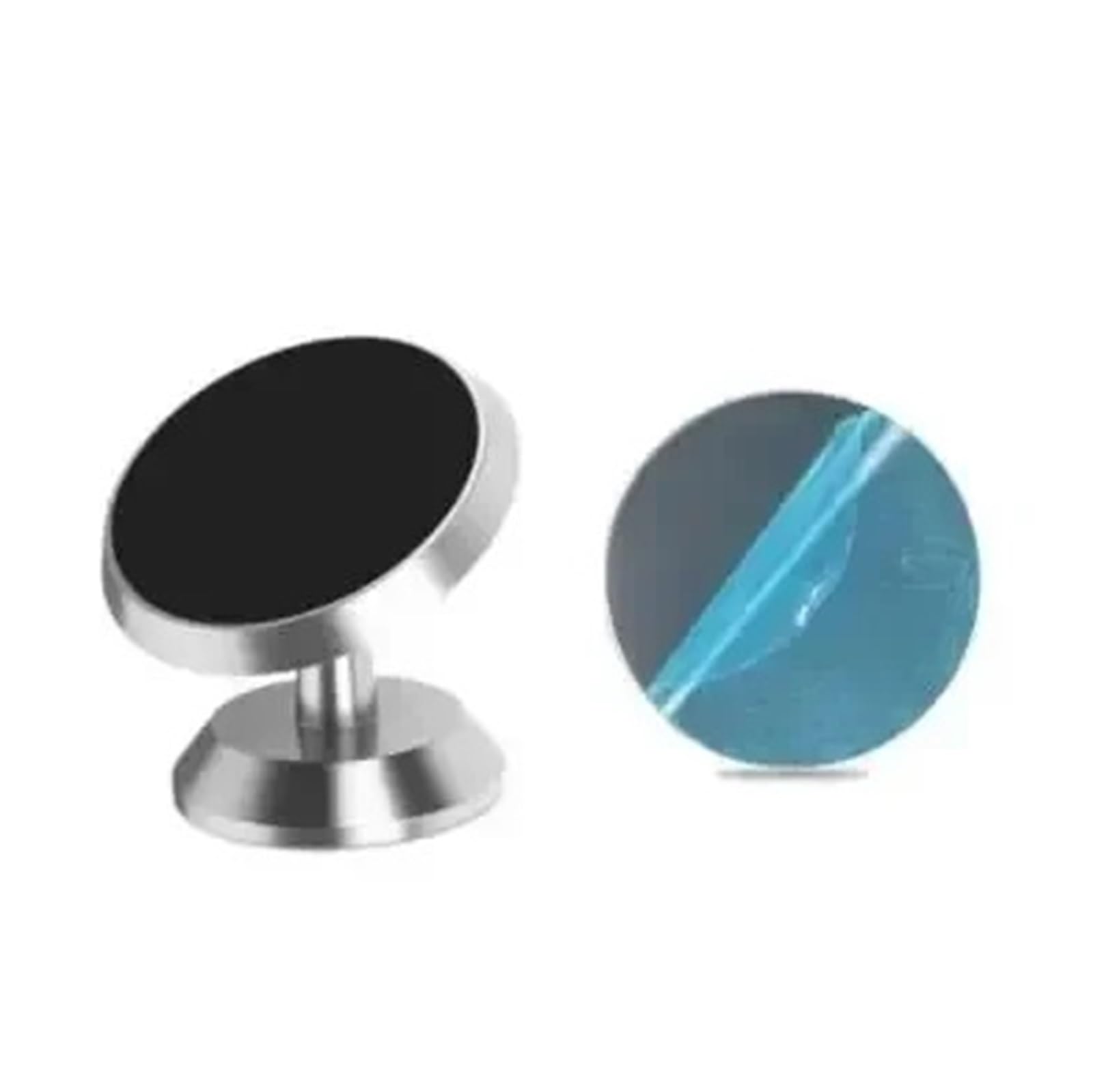 Magnetic Car Phone Holder Mount - Dashboard Smartphone Stand for GPS and Mobile Devices Sliver