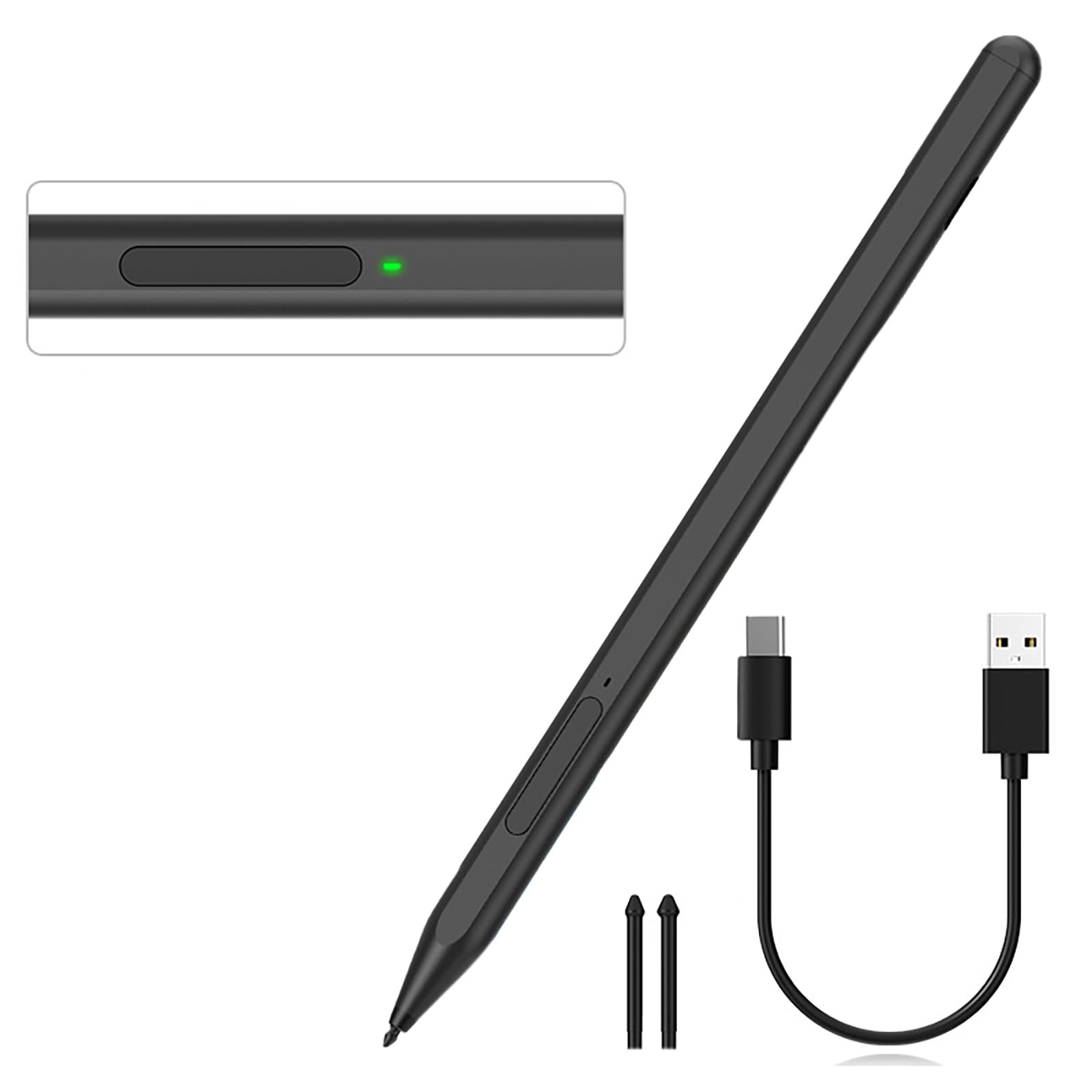 Penna stilo ricaricabile per Go/Laptop/Book Connection1024Pressure Sensitivity Digital Pen